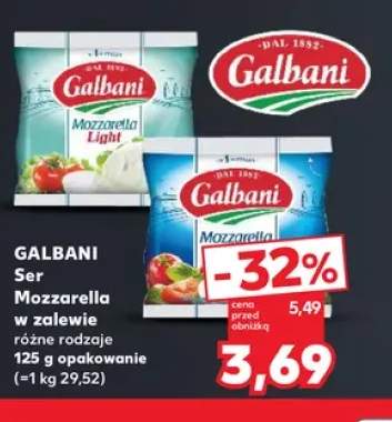 Ser mozzarella w zalewie Galbani +1 wariant