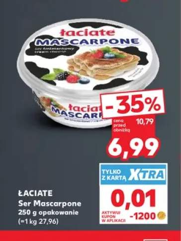 Ser mascarpone Łaciate