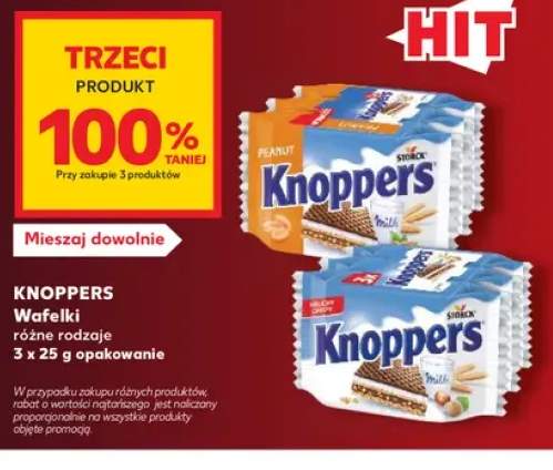 Wafelki Knoppers 3-pak