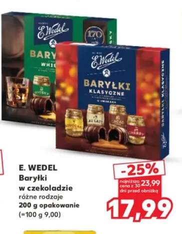 Baryłki w czekoladzie E.Wedel