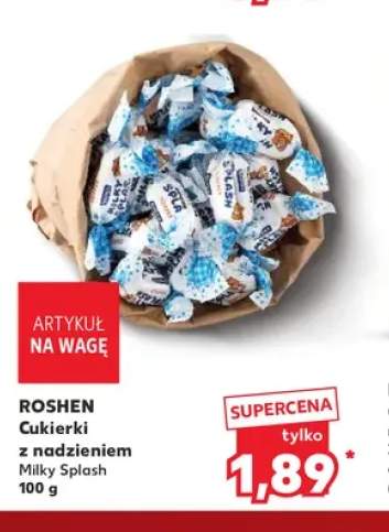 Cukierki z nadzieniem Milky Splash Roshen