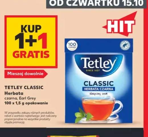 Herbata czarna Tetley Classic +1 wariant