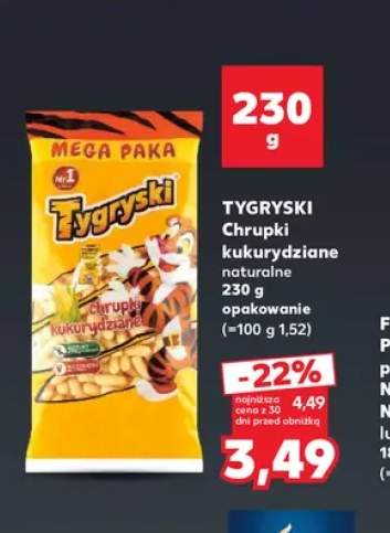 Chrupki kukurydziane naturalne Tygryski
