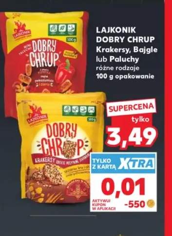 Krakersy Lajkonik Dobry Chrup +2 warianty