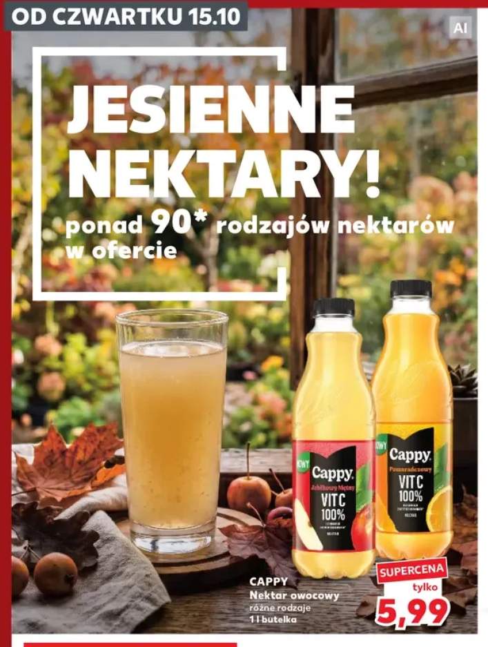 Nektar owocowy Cappy jabłkowy mętny +1 wariant