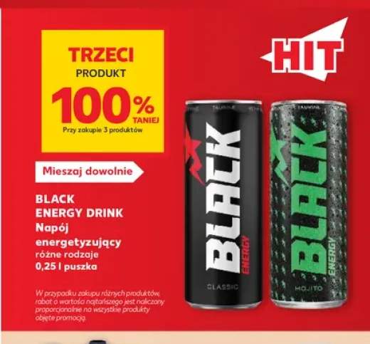 Napój energetyzujący Black Energy Drink Classic +1 wariant
