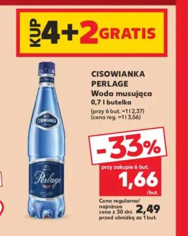 Woda gazowana musująca Cisowianka Perlage