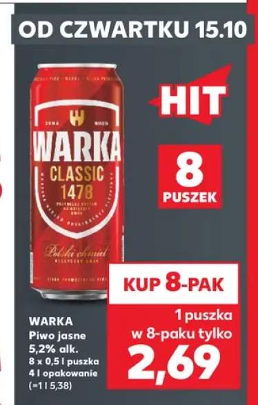 Piwo Warka 8-pak