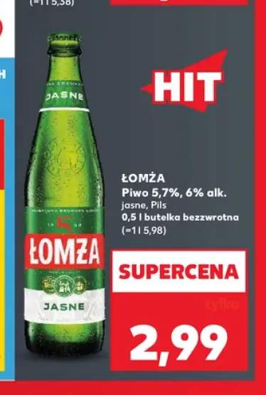 Piwo Łomża +1 wariant