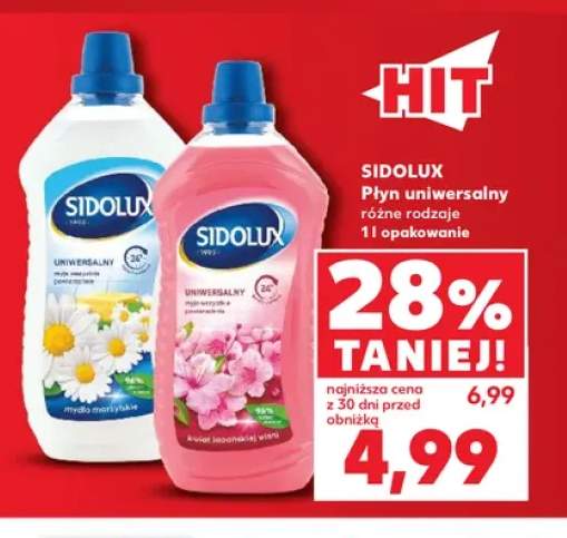 Płyn uniwersalny mydło marsylskie Sidolux +1 wariant