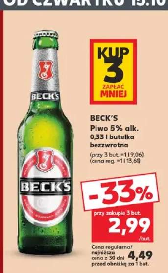 Piwo 5% alk. Beck's