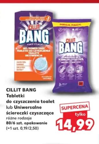 Tabletki do czyszczenia toalet Cillit Bang +1 wariant