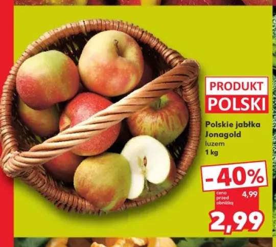 Jabłka polskie Jonagold