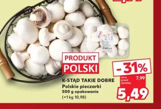 Pieczarki polskie K-Stąd Takie Dobre