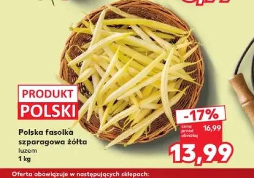 Fasolka szparagowa żółta polska