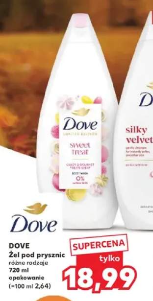 Żel pod prysznic Dove Sweet Treat +1 wariant