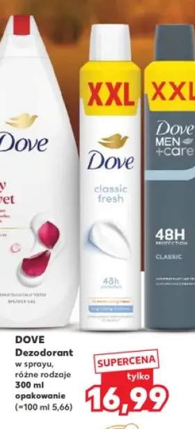 Dezodorant w sprayu Dove Classic Fresh +1 wariant