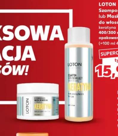 Szampon do włosów keratyna Loton +1 wariant