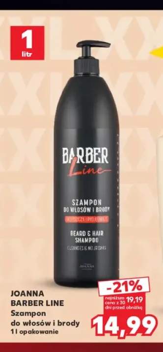 Szampon do włosów i brody Joanna Barber Line