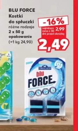 Kostki do spłuczki Blu Force