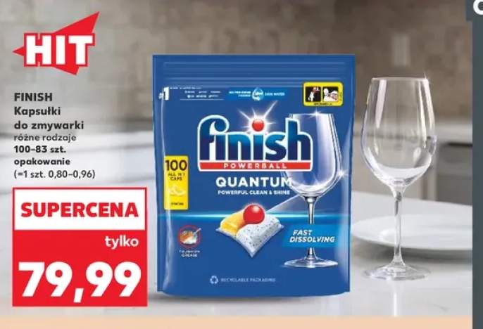 Kapsułki do zmywarki Finish