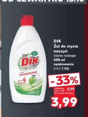 Żel do mycia naczyń Dix