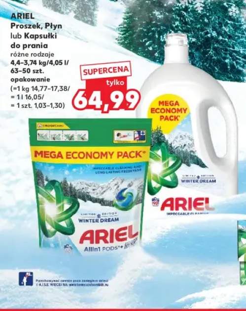Proszek do prania Ariel +2 warianty
