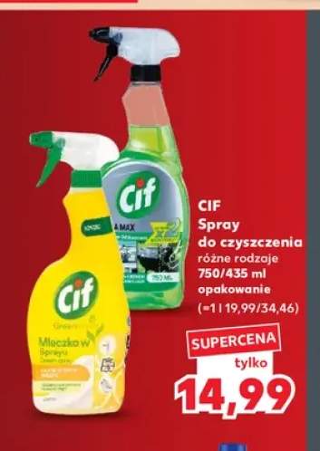 Spray do czyszczenia Cif +1 wariant