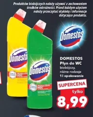 Płyn do WC biobójczy Domestos