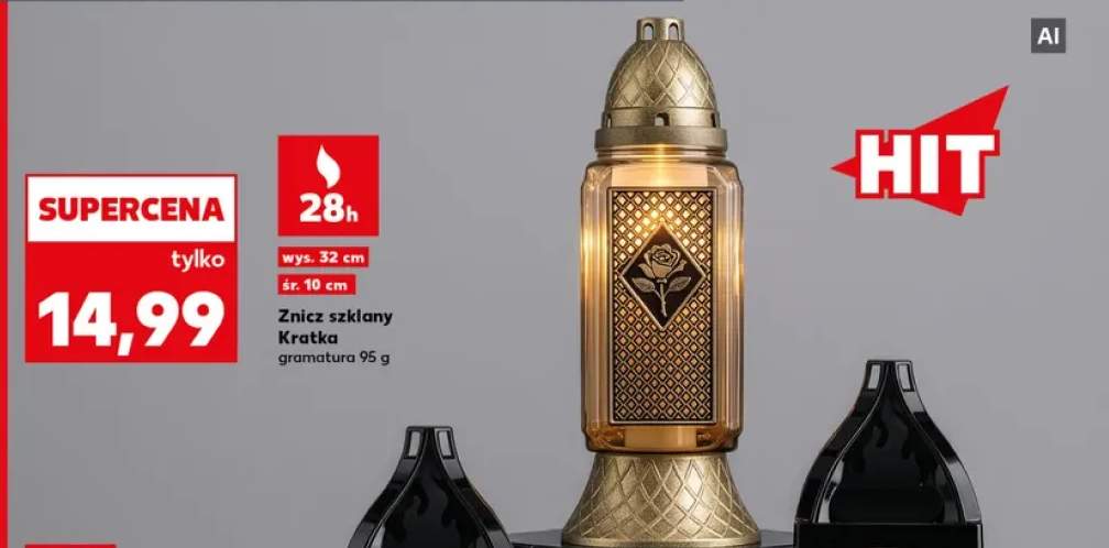 Znicz szklany Kratka