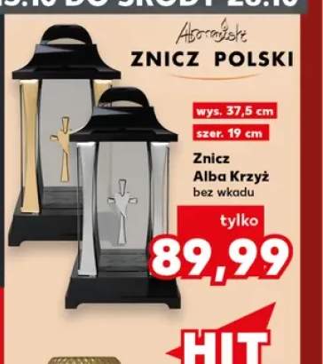 Znicz Alba Krzyż bez wkładu Znicz Polski
