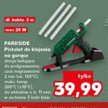 Pistolet do klejenia na gorąco Parkside