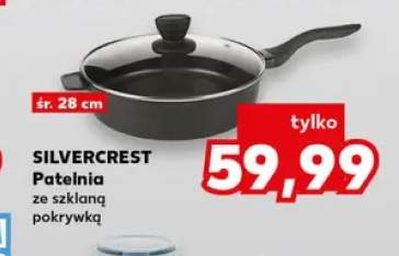 Patelnia ze szklaną pokrywką Silvercrest
