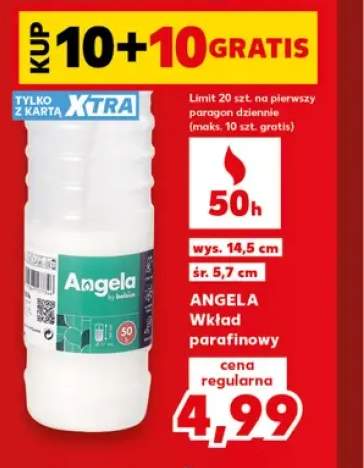 Wkład parafinowy Angela 50h