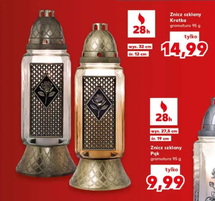 Znicz szklany Kratka