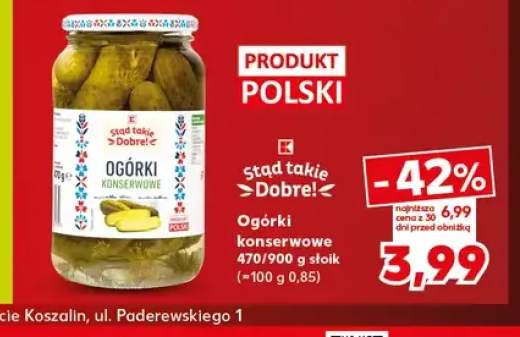 Ogórki konserwowe Stąd takie Dobre!
