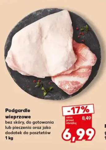 Podgardle wieprzowe bez skóry