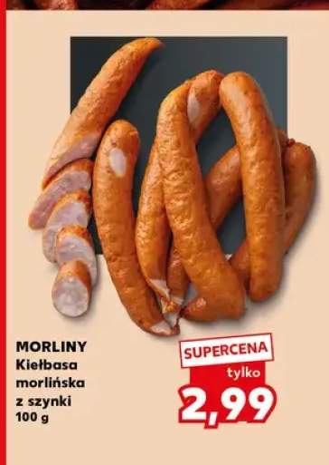 Kiełbasa morlińska z szynki Morliny