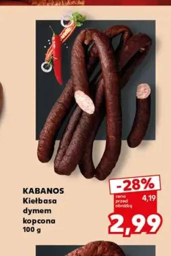 Kiełbasa dymem kopcona Kabanos