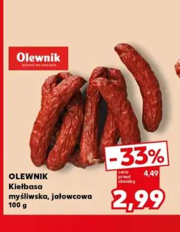 Kiełbasa myśliwska Olewnik +1 wariant