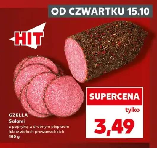 Salami z papryką Gzella +2 warianty
