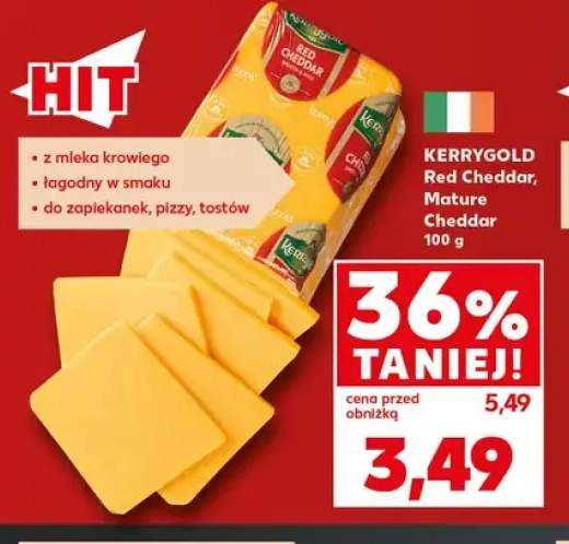 Ser Red Cheddar Kerrygold +1 wariant