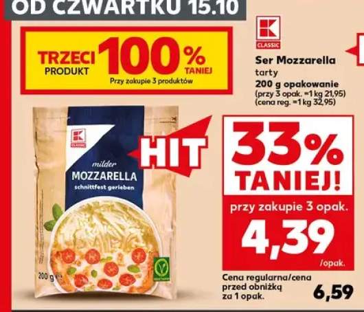 Ser Mozzarella tarty K-Classic