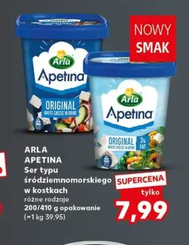 Ser typu śródziemnomorskiego w kostkach Arla Apetina