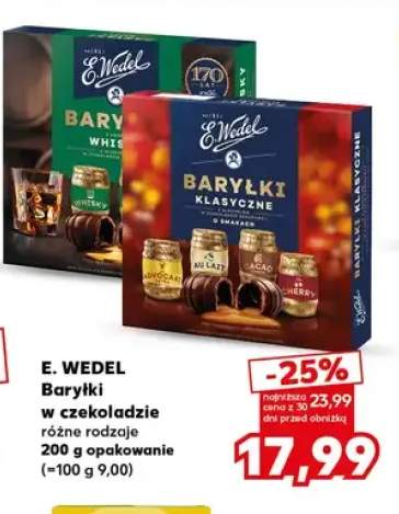 Baryłki w czekoladzie E.Wedel