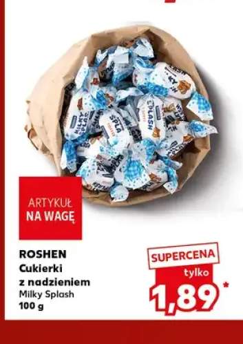 Cukierki z nadzieniem Milky Splash Roshen
