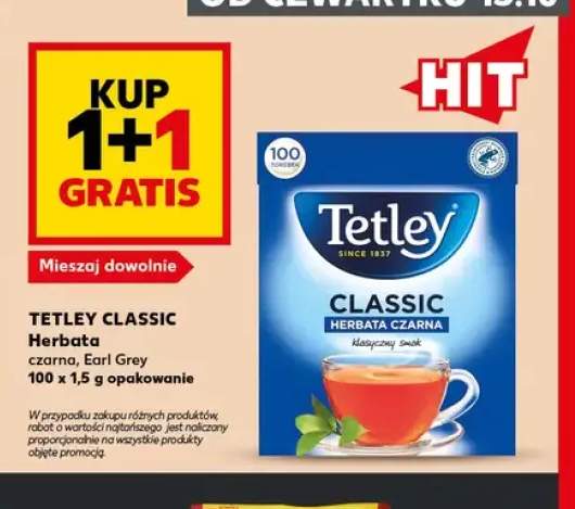 Herbata czarna Tetley Classic +1 wariant