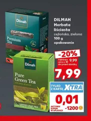 Herbata liściasta cejlońska Dilmah +1 wariant