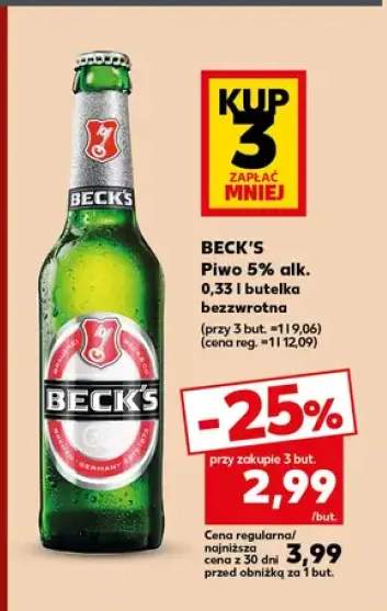 Piwo 5% alk. Beck's