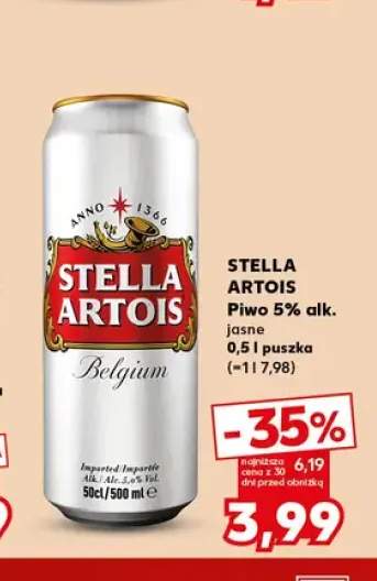 Piwo 5% alk. Stella Artois